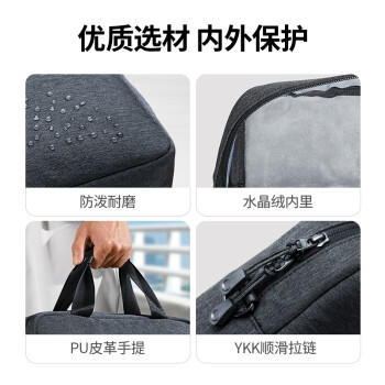 绿联电脑包手提16.1英寸收纳包商务立体大容量适用苹果Macbook华为 商品图5