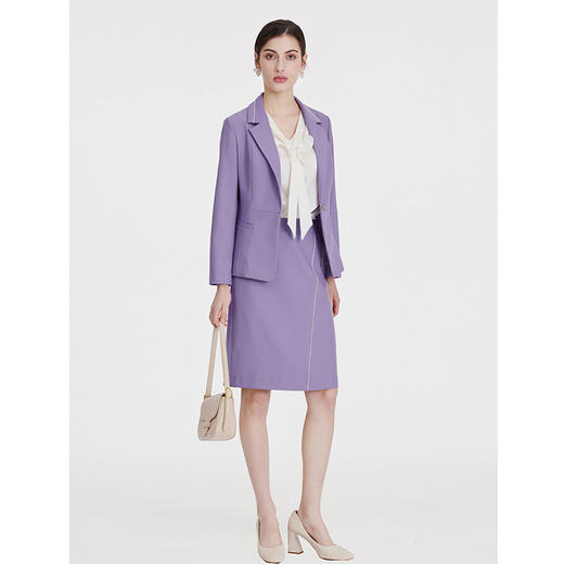 EIIR司歌修身一粒扣西装外套长袖端庄EB891238 商品图4