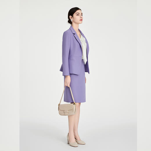 EIIR司歌修身一粒扣西装外套长袖端庄EB891238 商品图2