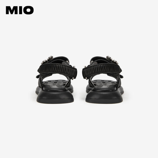 MIO米奥夏季凉鞋甜酷时髦水钻休闲凉鞋轻便通勤凉拖女M243131918 商品图6