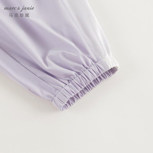 【吸湿速干】马克珍妮男女童网眼拼接运动裤束脚裤春夏新款240353 商品图4