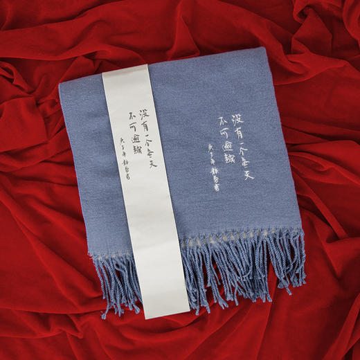 南周文创-“没有一个冬天不可逾越”围巾 徐静蕾手写款 （男女可戴） 商品图0