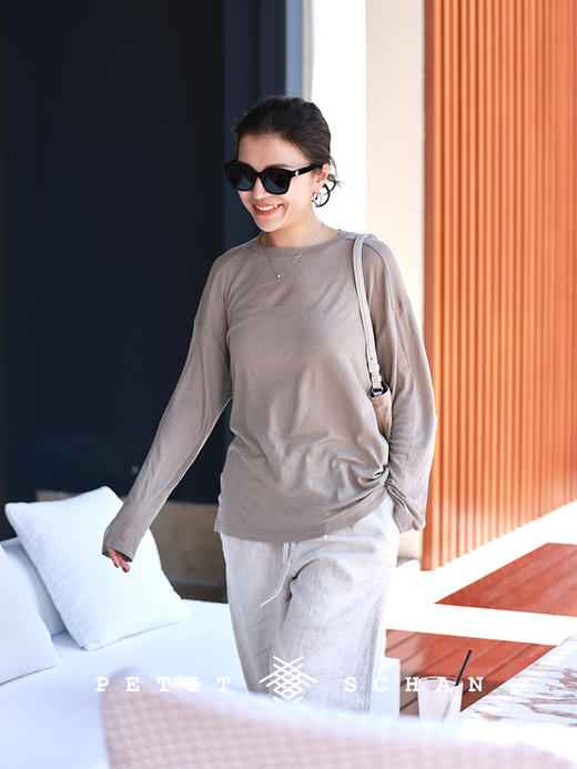 PETIT SCHAN小闪 CLO#340 10000 possibilities 一万种可能  必备单品100%美丽诺羊毛可水洗羊毛长袖T恤/打底衫 商品图2