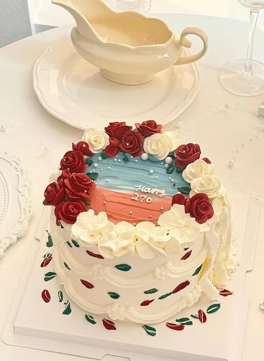 【生日蛋糕】复古花园蛋糕 商品图0