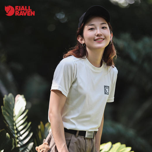 北极狐2024新款春夏舒适女士纯棉宽松百搭露营短袖T恤01241252 商品图1