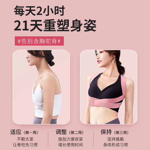Techlove乐芙矫姿带 | 柔性龙骨支撑、矫正驼背、开肩挺胸、轻薄隐形、舒适不勒、提升气质 商品图2