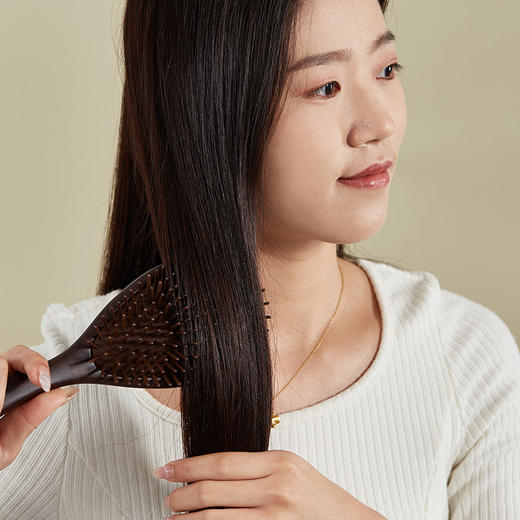 初心| 实木黑檀水滴梳 商品图3