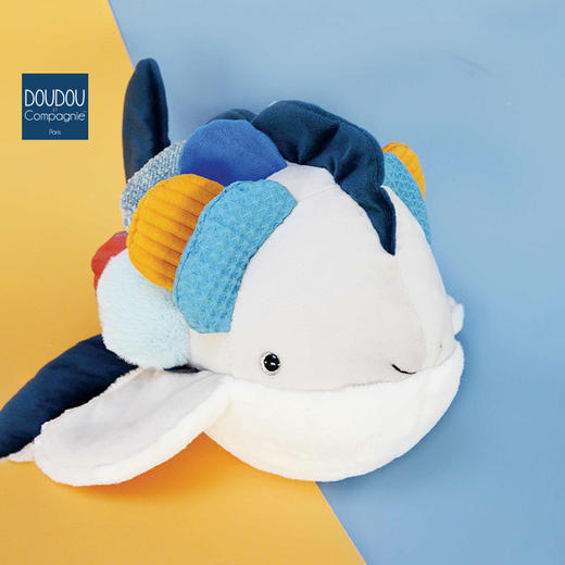DOUDOU 彩虹鱼-30cmDOUCHO3034玩偶 商品图1