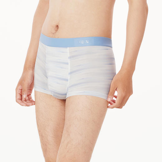 都市丽人都市锋尚潮流时尚内裤男凉感冰丝男士内裤平角内裤FK4CA2 商品图2