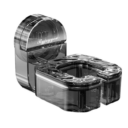 吹风机置物架免打孔壁挂吸盘式旋转懒人电吹风筒收纳支架挂架 商品图4