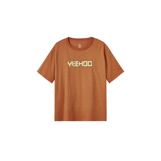 英氏亲子装T恤男女短袖透气纯棉上衣百搭休闲套头衫春夏新款 商品图5