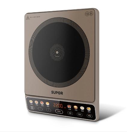 苏泊尔  2200W大功率大面板 大线圈 防辐降噪 预约定时 家用电磁炉套装带锅 C22-IA03 商品图3