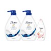 多芬Dove 滋养柔嫩沐浴露1000ml x 2 + 桃悦水透沐浴露200g 商品缩略图0
