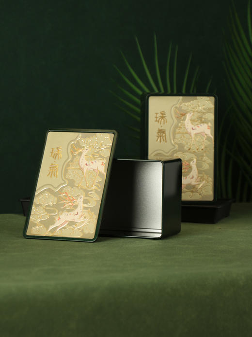 瑞气竹盒（合规版）【2方罐•绿】48元一套 /一件16套 商品图2