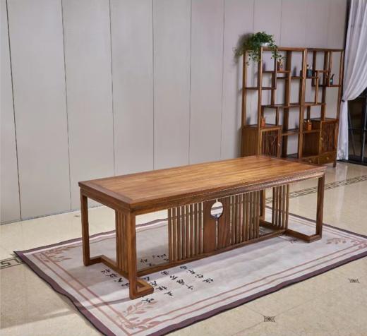 胡桃木系列六件套茶桌（一桌一主椅四副椅） 商品图1