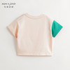 [凉感透气]马克珍妮男童活力拼色短袖T恤儿童上衣夏装新款240501 商品缩略图2