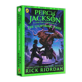 英文原版小说 Percy Jackson and the Lightning Thief Book 1 波西杰克逊与神火之盗 英文版 青少年科幻小说