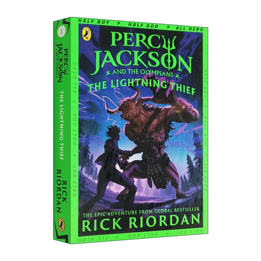 英文原版小说 Percy Jackson and the Lightning Thief Book 1 波西杰克逊与神火之盗 英文版 青少年科幻小说 商品图0