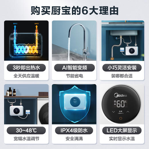 美的 美颐享热水小厨宝 商品图1