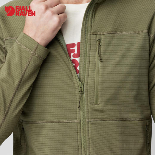 北极狐男士户外运动露营轻便立领快干吸汗舒适抓绒外套夹克 86971 商品图2