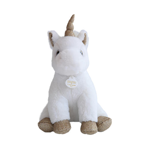 DOUDOU 金色独角兽-23cmDOUCHO2659玩偶 商品图0