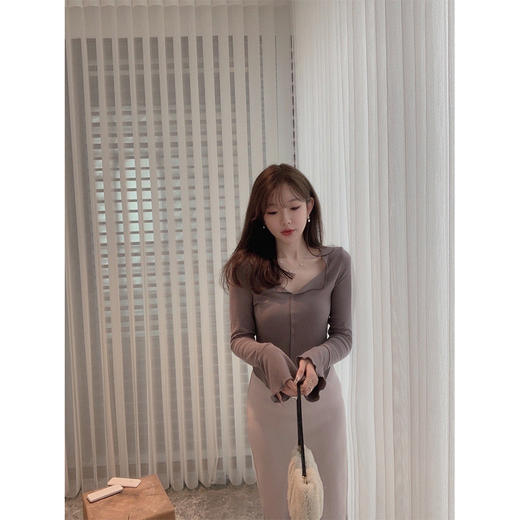 显瘦半裙 金蘑菇菇 balletcore 软软芭蕾组/ 好驾驭改良版  修身纸片人t恤 商品图4