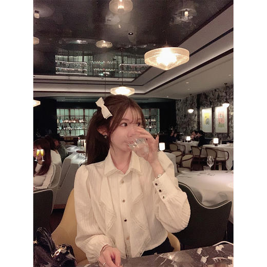 金蘑菇菇 布契拉提 / 小香风格子外套女+设计感白衬衫气质两件套 商品图2