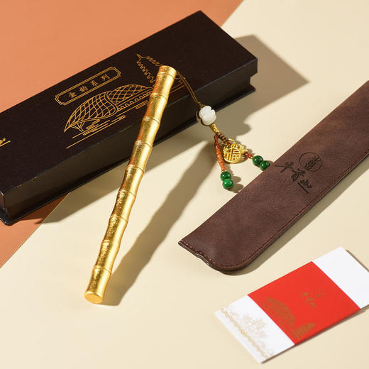 牛首山文创金陵金箔金箔笔创意中国风国潮水笔伴手礼签字笔金笔 商品图1
