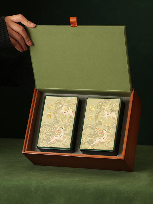 瑞气竹盒（合规版）【2方罐•绿】48元一套 /一件16套 商品图1