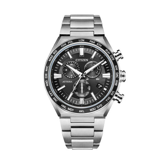 西铁城/CITIZEN/ATTESA系列舒博钛多针商务休闲电波男士手表CB5966-69E 商品图2
