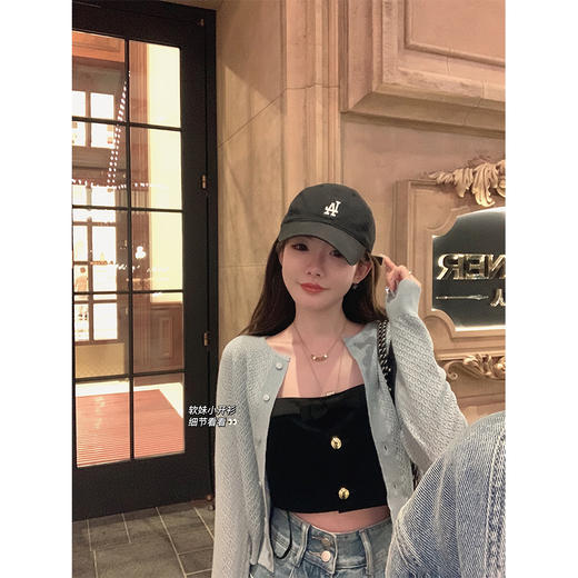 金蘑菇菇 桃乐丝下午茶 / 早春氛围感美人 可爱贵气吊带纯欲内搭 商品图1