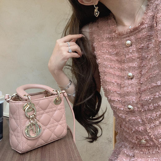 金蘑菇菇 Suave巴尔曼玫瑰 / 小香风套装气质收腰连衣裙肌理感夏 商品图4