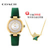 【​时尚水晶点缀 闪耀女性迷人光彩】COACH蔻驰CARY系列希林娜依·高同款石英女士手表（送价值399元孔雀石项链） 商品缩略图0