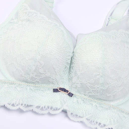 都市丽人舒软挺塑柔型杯轻塑塑身内衣女蕾丝AB杯适穿3/4杯A加厚B中厚文胸无钢圈四排扣LJ41A9 商品图4