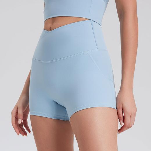 跃牌【禅语梵心】系列零感一片式瑜伽裤后口袋塑型短裤 DK2659 商品图6