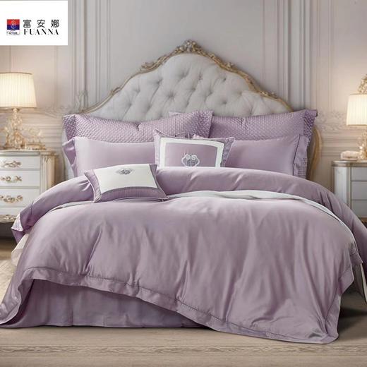 【春上新】10楼 富安娜 天丝四件套-百花深  吊牌价3680-3980元 活动价1399-1499元 商品图0