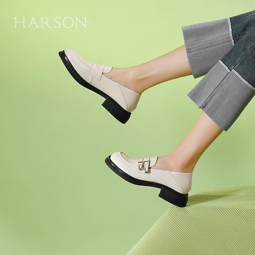 【HARSON】 B3F |  哈森24新品舒适高邦板鞋女休闲鞋HC240302 商品图2