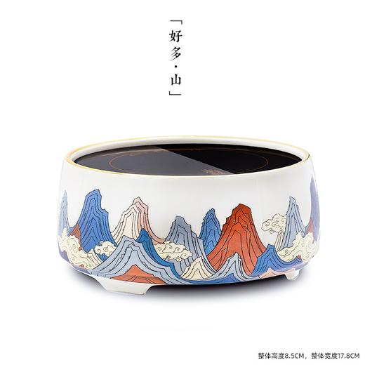 龙隐斋  好多山电陶炉 家用煮茶炉器新款小型台式静音烧水壶铁银壶玻璃好多系列 商品图1