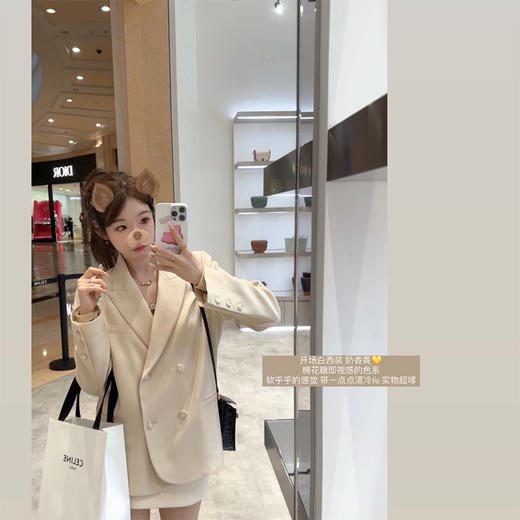 金蘑菇菇 人间春天 开场白西装 / 早春系列 休闲西装设计感外套 商品图3