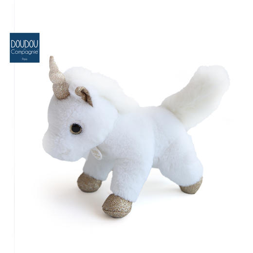 DOUDOU 金色独角兽-23cmDOUCHO2659玩偶 商品图3