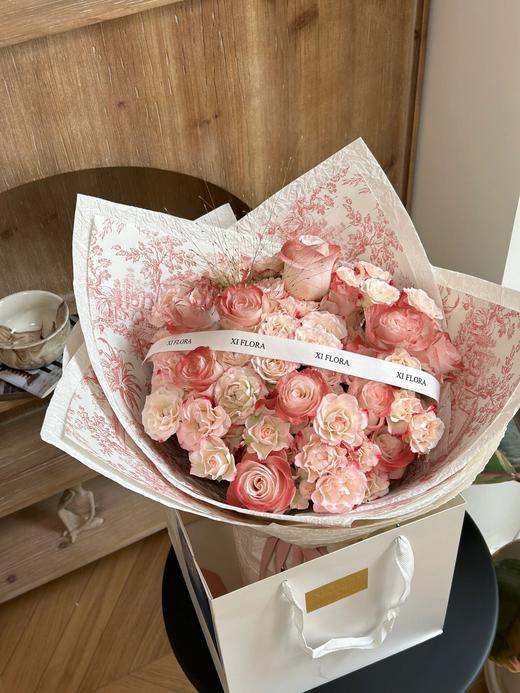 午后红茶/繁花包装纸（10张/包）防水动物粉色（20张） 商品图2