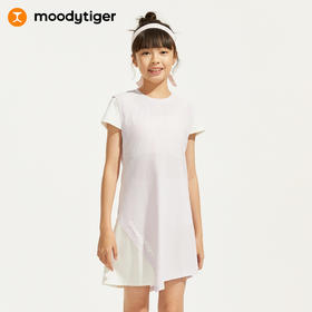 【24年夏新品】moodytiger儿童连衣裙24年夏季新款女童运动透气连衣裙42211901