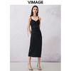 VIMAGE纬漫纪夏季新款显瘦洋气性感吊带连衣裙V2107714 商品缩略图2