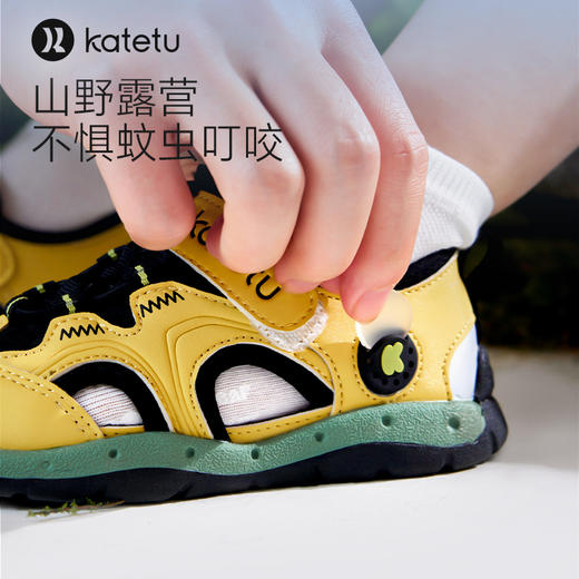 卡特兔宝宝学步鞋2024夏季新款婴儿鞋子防滑沙滩鞋包头儿童凉鞋 商品图5