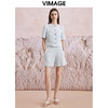 VIMAGE纬漫纪春季新款时尚气质小香风短外套V2103713 商品缩略图1