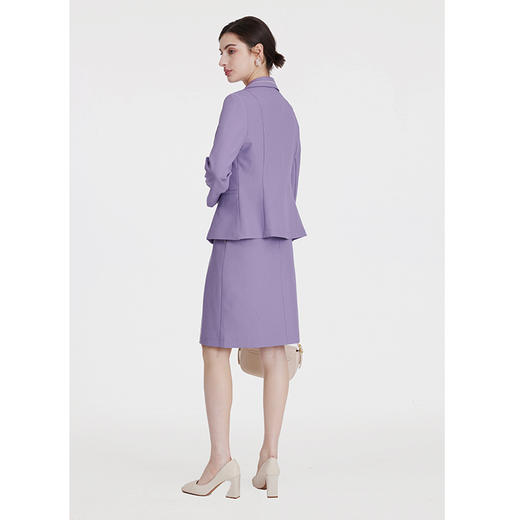 EIIR司歌修身一粒扣西装外套长袖端庄EB891238 商品图3