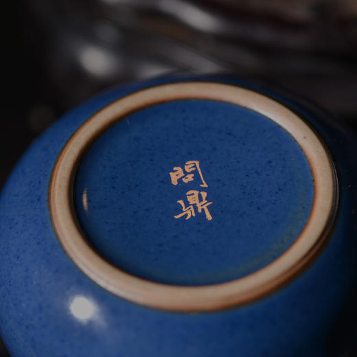 问鼎汝瓷经典款黛蓝梨韵壶 景德镇泡茶壶小泡壶 商品图2