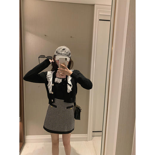 金蘑菇菇 进击的甜妹 / 我的小开衫 女友系法式复古甜心蕾丝开衫 商品图0