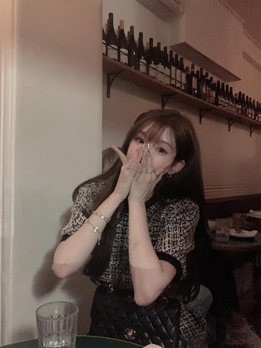 XS码 金蘑菇菇 日落时分daily裙裙/ 通勤直筒圆领连衣裙 商品图4