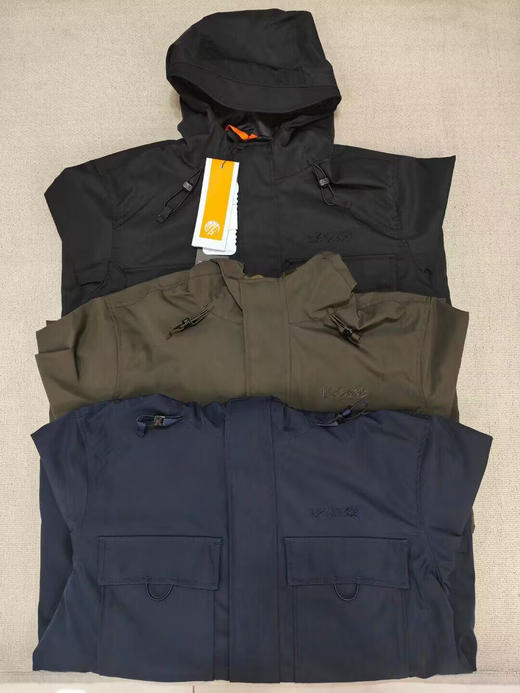 大树 男士2024新款户外休闲防风防水徒步连帽冲锋外套 特惠 Z-11339 商品图4